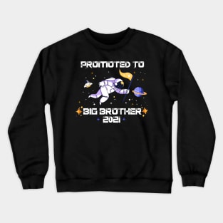 big brother 2021 boy astronaut pregancy announcement Crewneck Sweatshirt